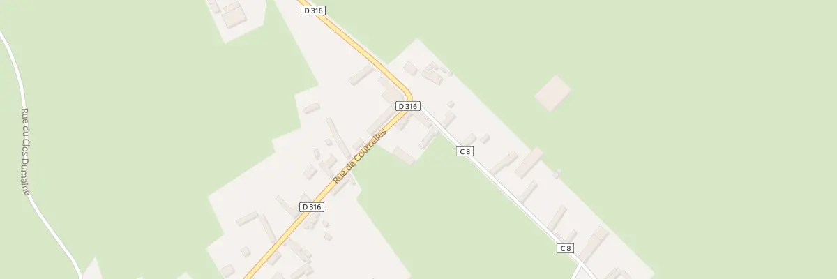 Plan du 1 Rue de Courcelles à Campeaux