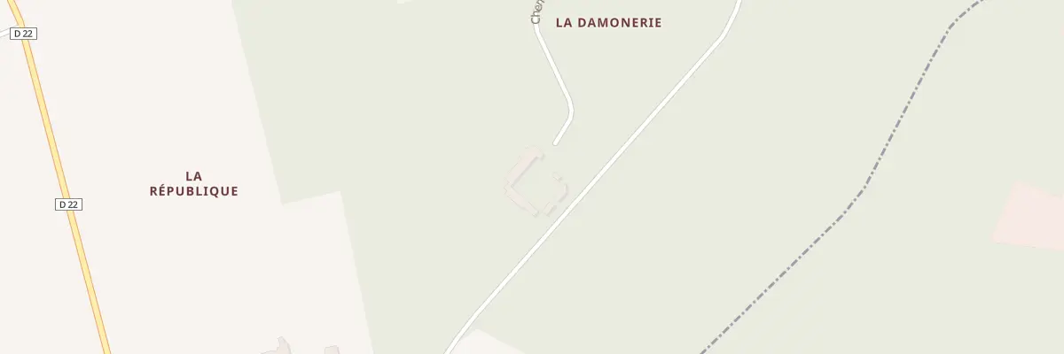 Plan du 1 Che de la Dammonerie à Montrieux-en-Sologne