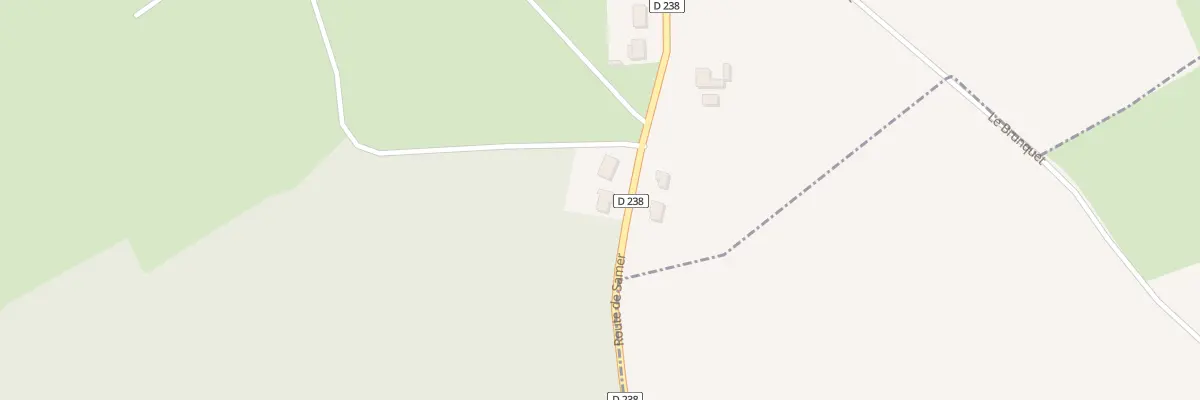 Plan du 780 Rte de Samer à Questrecques