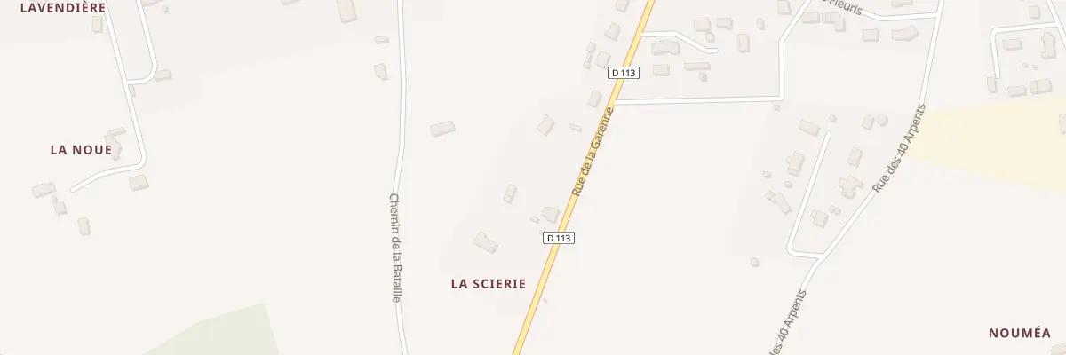 Plan du 2 Rte de la Marolle-en-Sologne à Villeny