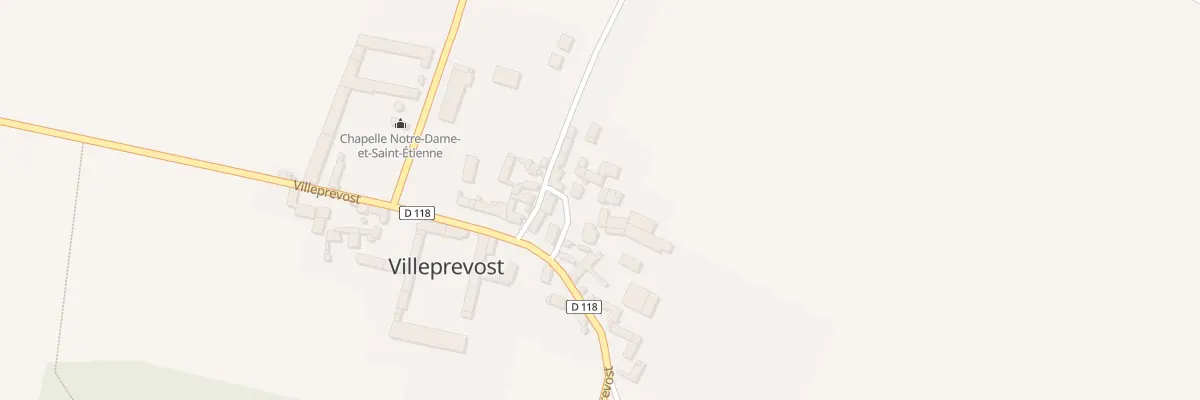 Plan du 19A Villeprevost à Tillay-le-Péneux