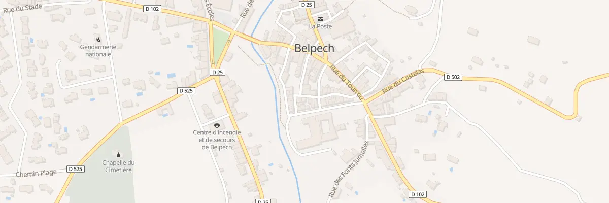 Plan du 9999 Le Village à Belpech