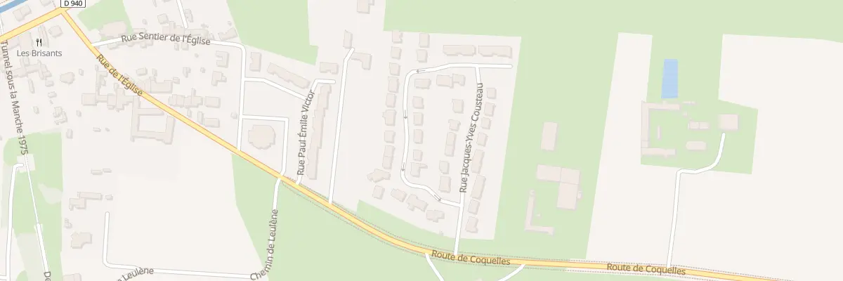 Plan du 23 Rue Jacques Yves Cousteau à Sangatte