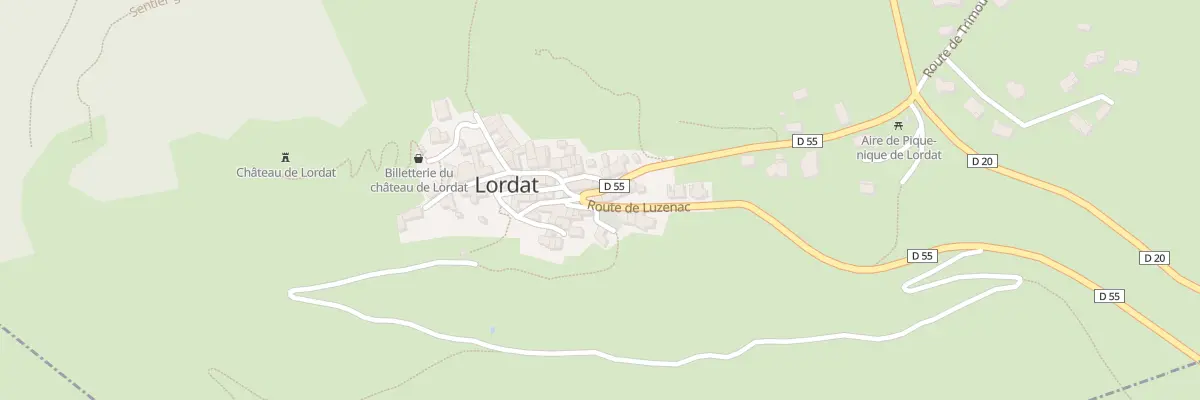Plan du 19 Le Village à Lordat