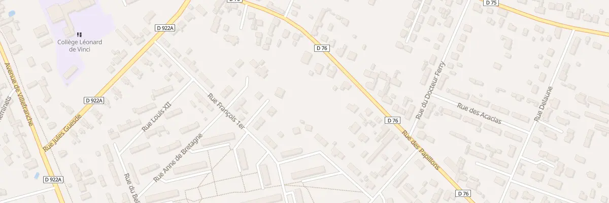 Plan du 31 Rue des Papillons à Romorantin-Lanthenay