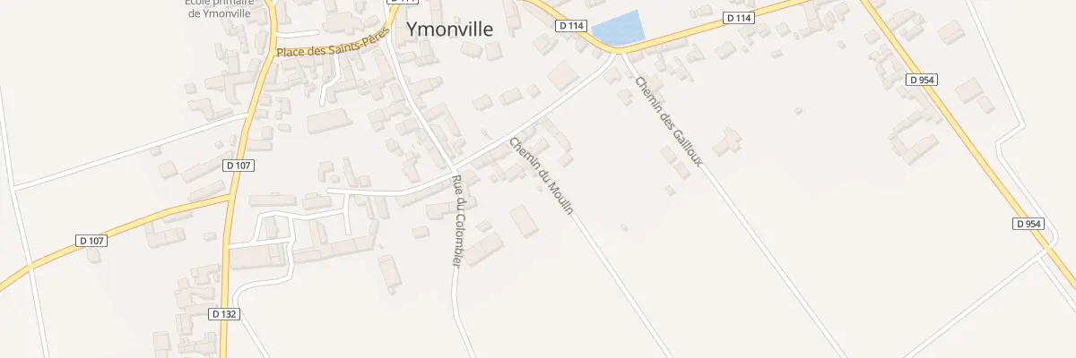 Plan du 4 Che du Moulin à Ymonville