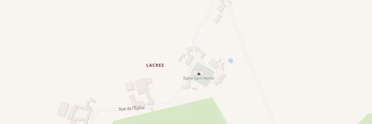 Plan du 702 Rue de l’Eglise à Lacres
