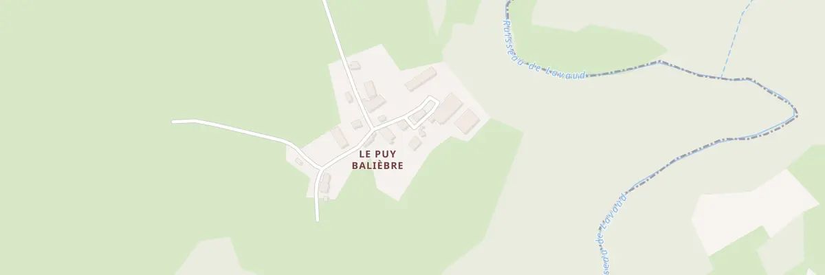 Plan du 7 Le Puy Balièbre à Nouzerolles