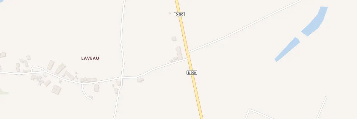Plan du 6 Laveau à Cluis