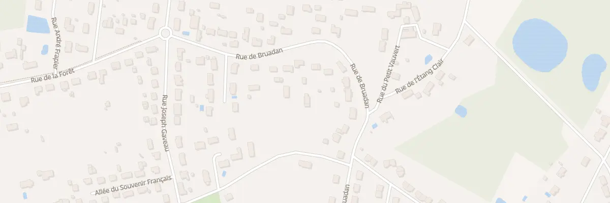 Plan du 70B Rue de Bruadan à Romorantin-Lanthenay