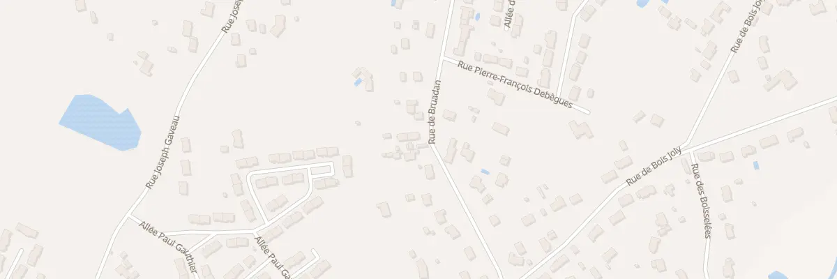 Plan du 20 Rue de Bruadan à Romorantin-Lanthenay