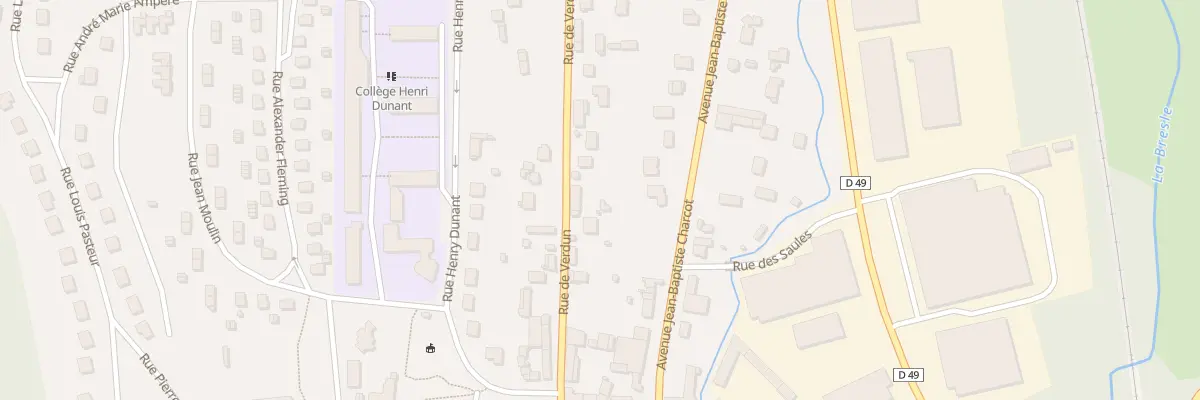 Plan du 12 Rue de Verdun à Aumale