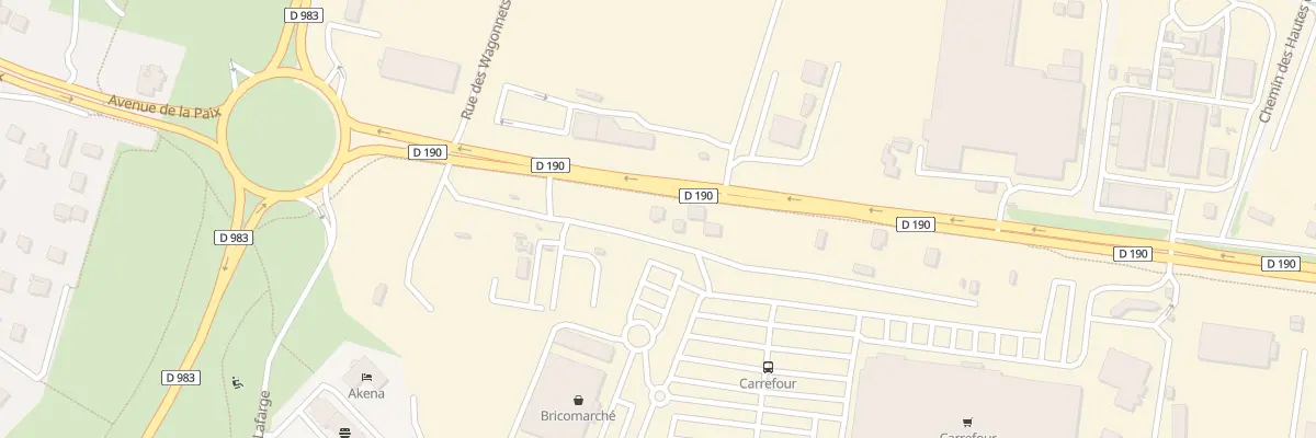 Plan du 12 Rte de Meulan à Limay