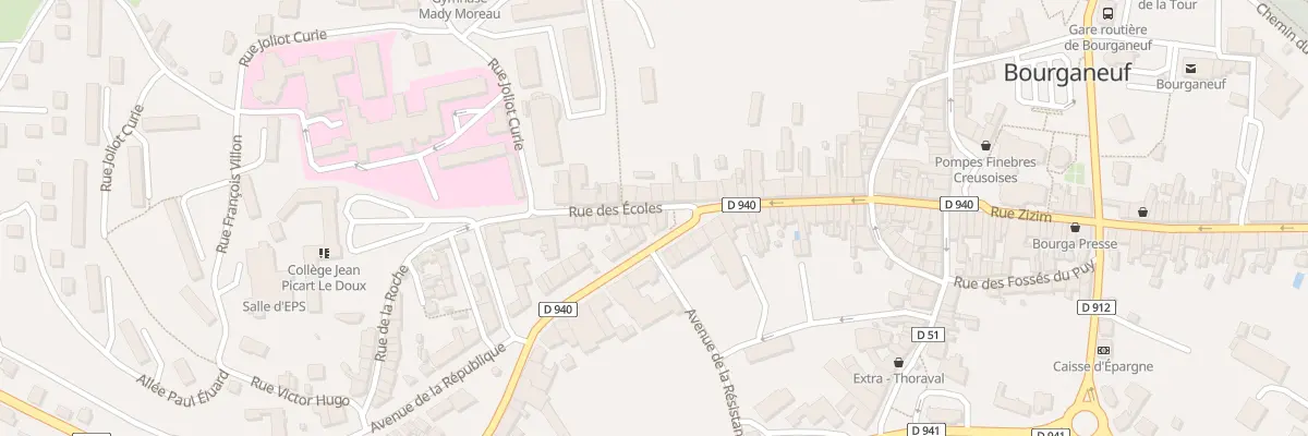 Plan du 4 Av Turgot à Bourganeuf
