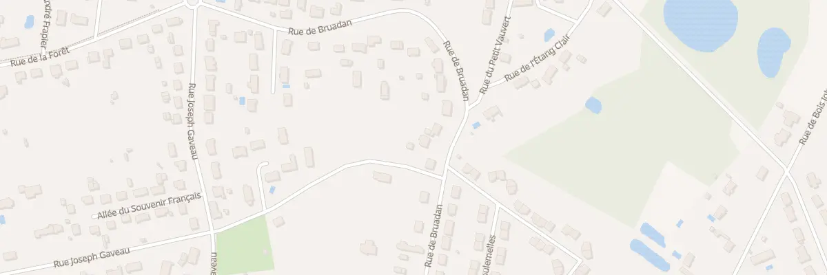 Plan du 54 Rue de Bruadan à Romorantin-Lanthenay