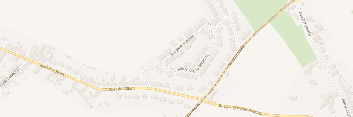 Plan du 29 Rue Rostand à Rinxent