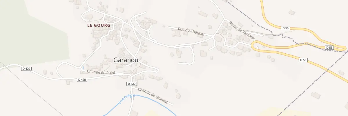 Plan du 3 Rue de la Prairie à Garanou