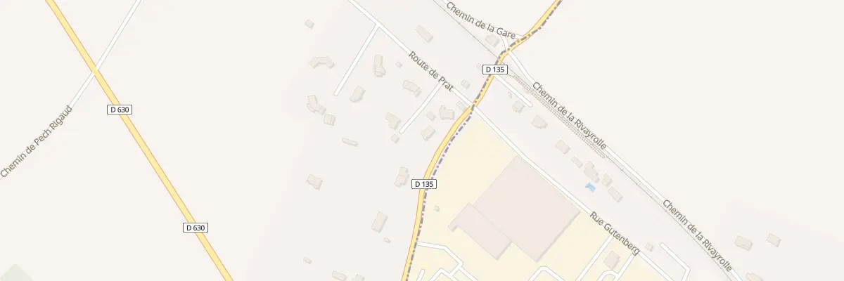 Plan du 1 Rte de la Forêt de Gabor à Saint-Jean-de-Rives