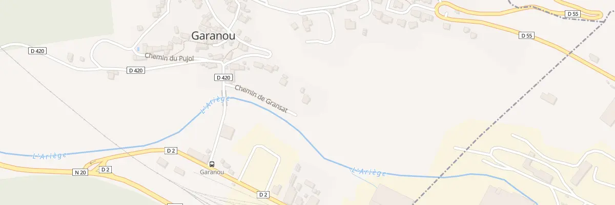Plan du 6A Che de Gransat à Garanou