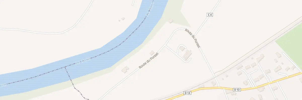 Plan du 370 Rte de Pontet à Loupiac