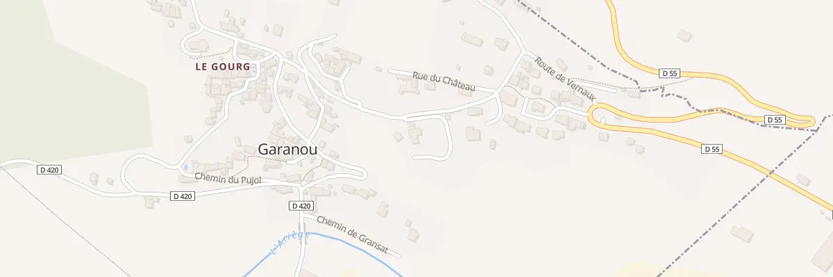 Plan du 1 Rue de la Prairie à Garanou