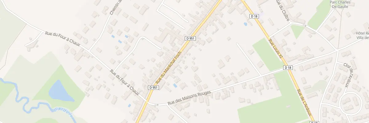 Plan du 34 Rue du Mal Foch à Cléry-Saint-André