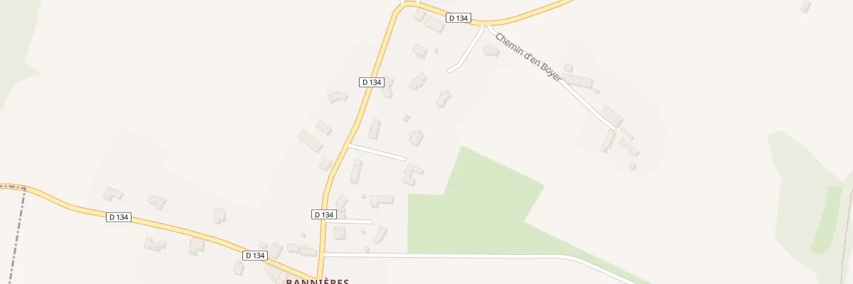 Plan du 5076 La Bourdette à Bannières
