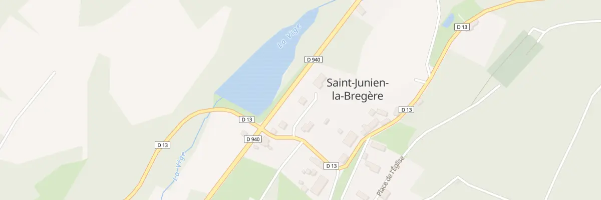 Plan du 5172 Rue du Chevalier de Chateauneu à Saint-Junien-la-Bregère