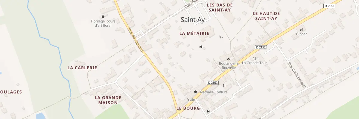 Plan du 6 Rue de Voisinas à Saint-Ay