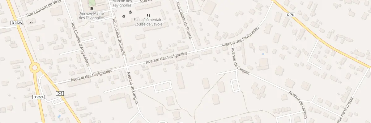 Plan du 32 Av des Favignolles à Romorantin-Lanthenay