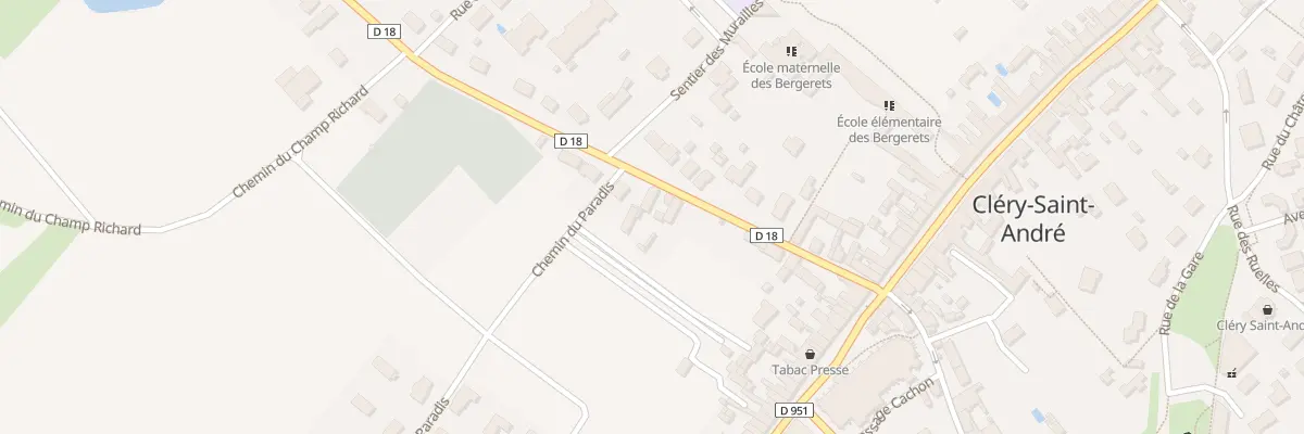 Plan du 15 Rue de Meung à Cléry-Saint-André