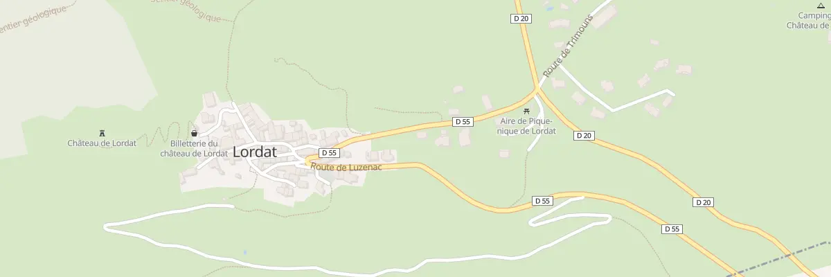 Plan du 41 La Croux à Lordat