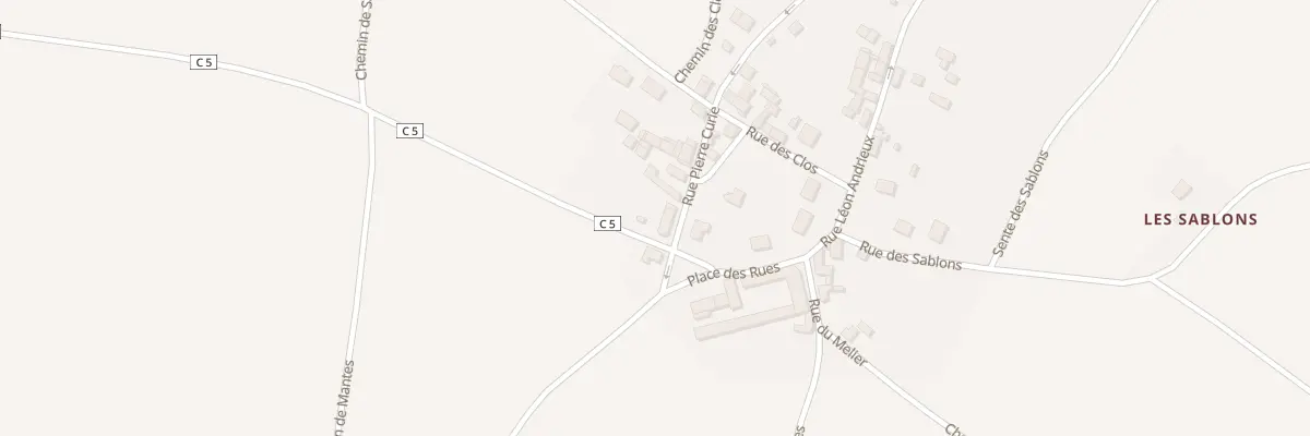 Plan du 1 Rue Pierre Curie à Fontenay-Saint-Père