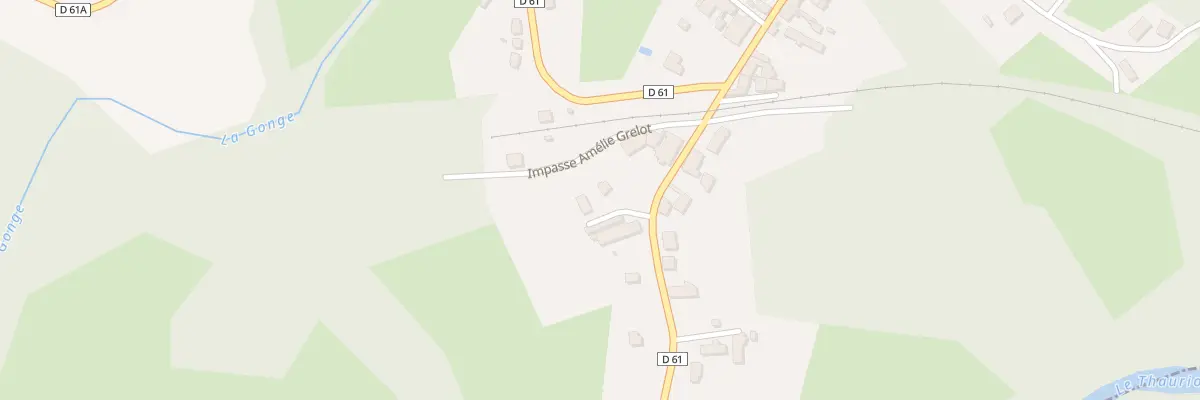 Plan du 8 Rue de la Poste à Bosmoreau-les-Mines