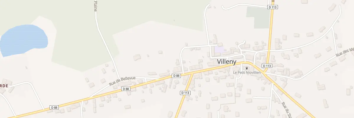 Plan du 27 Rue Eugène Laurenceau à Villeny