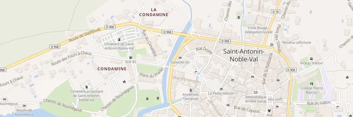 Plan du 5697 Bd de la Condamine à Saint-Antonin-Noble-Val