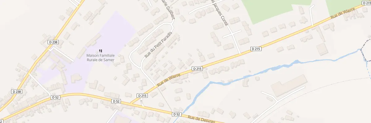 Plan du 161 Rue de Wierre à Samer