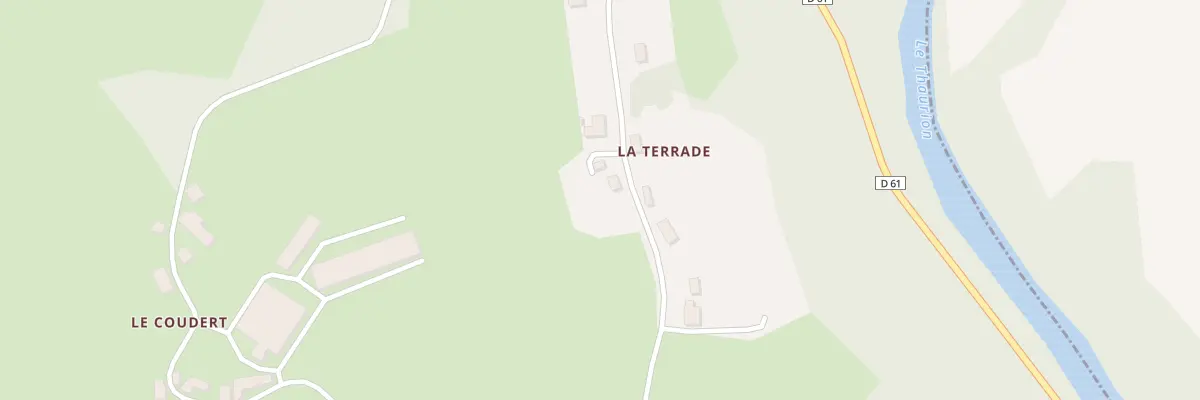 Plan du 8 La Terrade à Bosmoreau-les-Mines