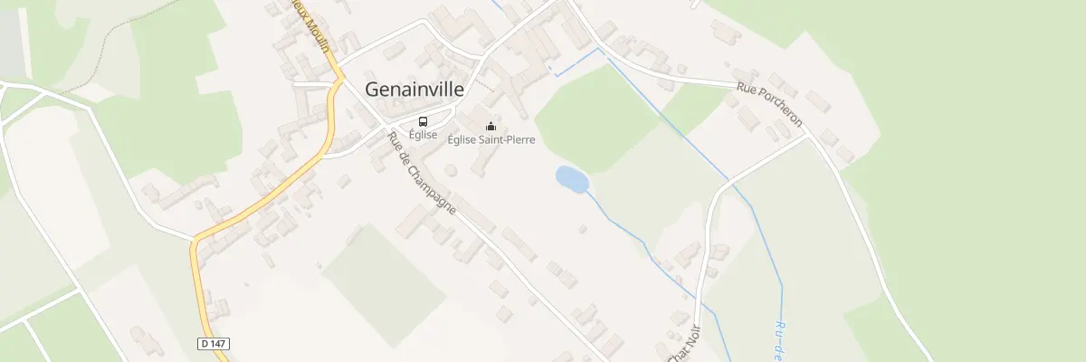 Plan du 5 Pl de l’Eglise à Genainville