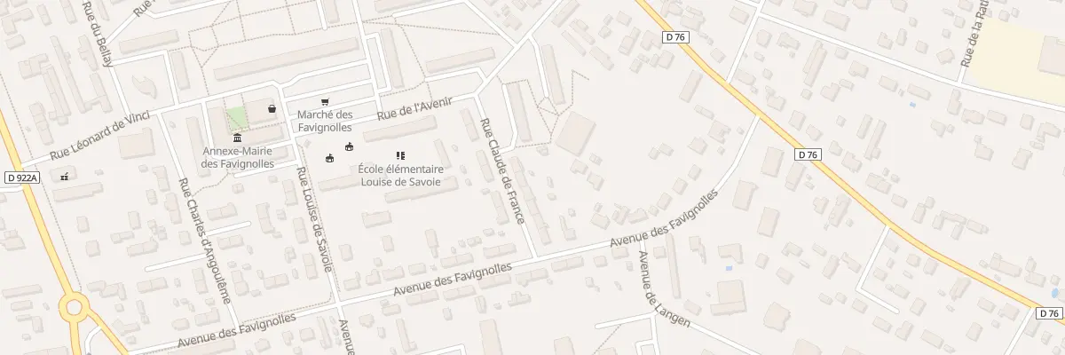 Plan du 10 Rue Claude de France à Romorantin-Lanthenay