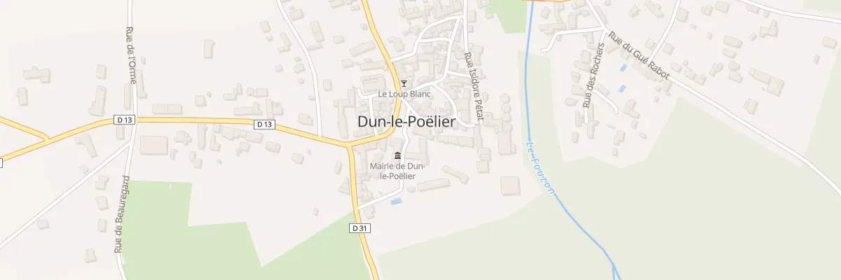 Plan du 11 Pl de la Mairie à Dun-le-Poëlier