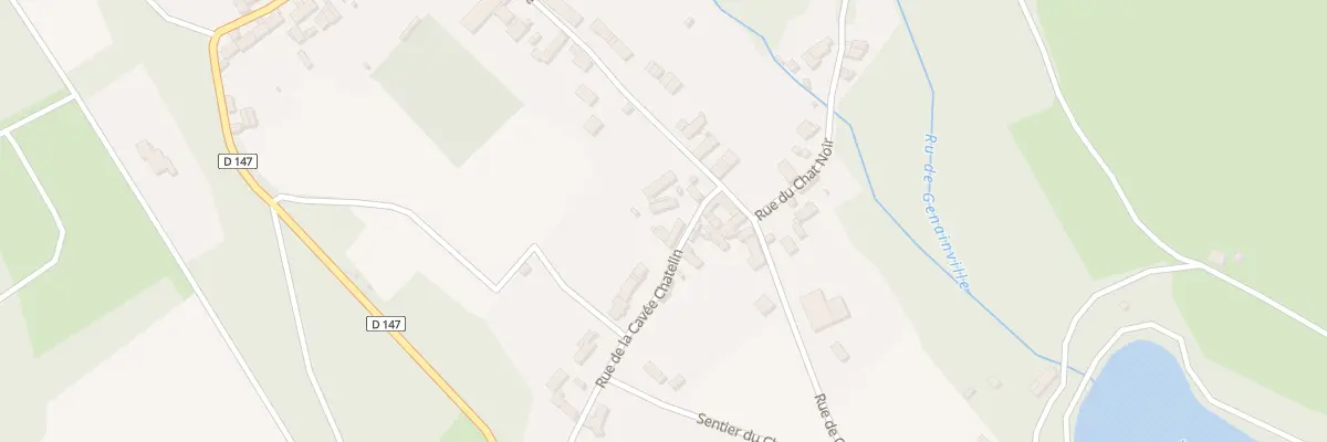 Plan du 6 Rue de la Cavee Chatelin à Genainville