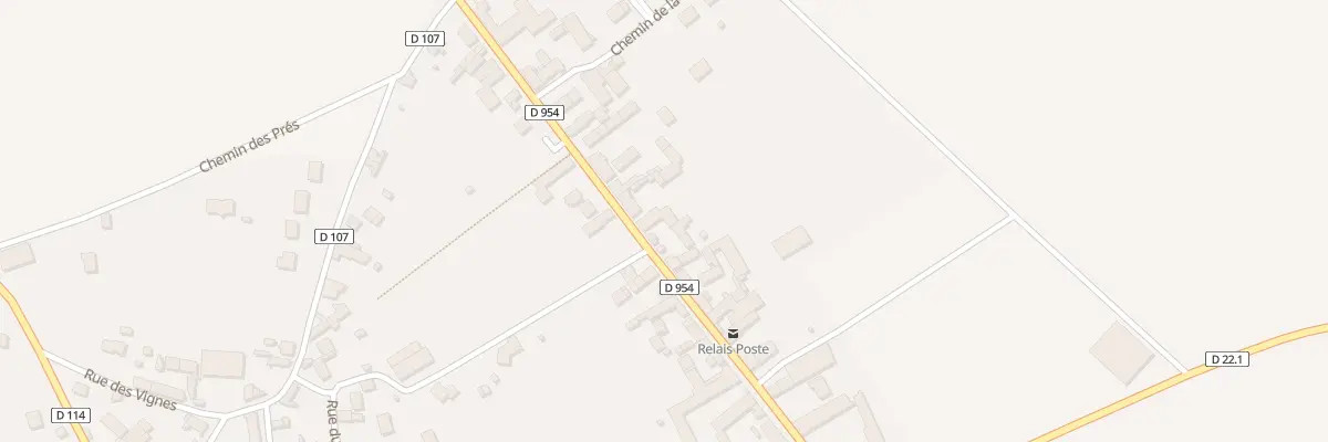 Plan du 19 Rue du Haut Chemin à Ymonville