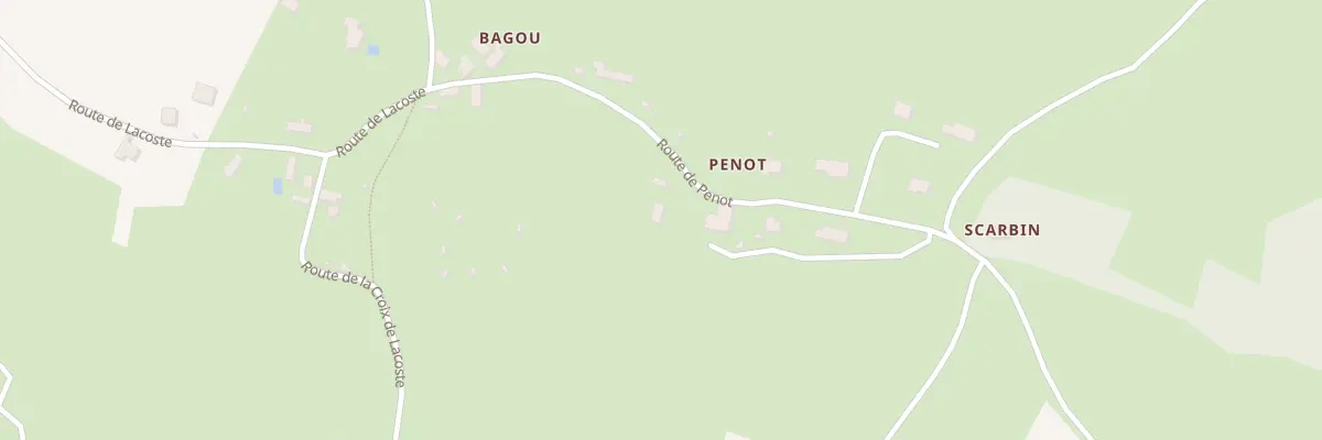 Plan du 5027 Penot à Padirac