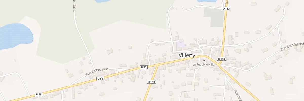 Plan du 21 Gr Grande Rue à Villeny