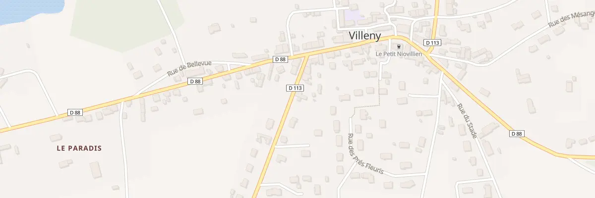 Plan du 7 Rue de la Garenne à Villeny