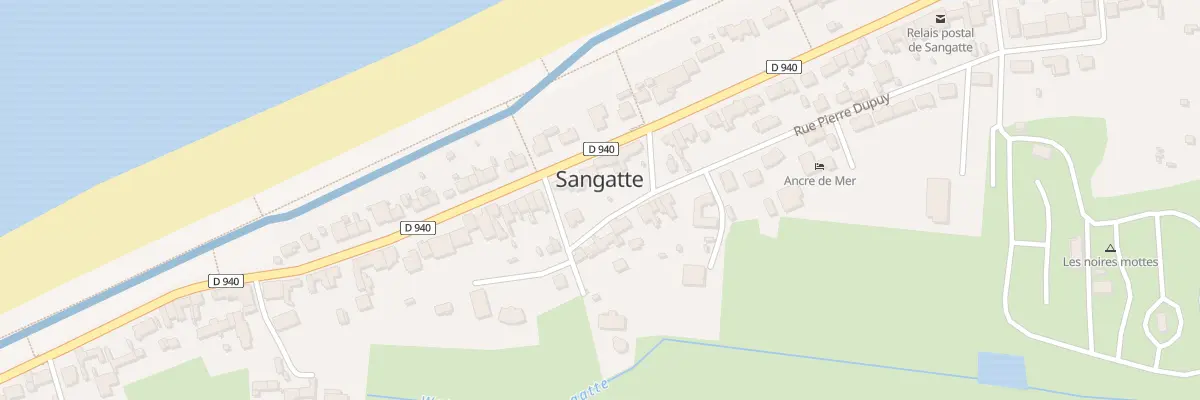 Plan du 1677 Route Départementale 940 à Sangatte
