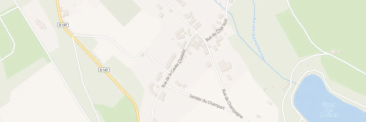 Plan du 5B Rue de la Cavee Chatelin à Genainville