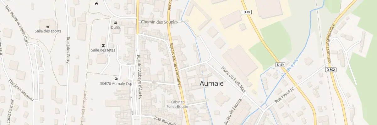 Plan du 2 Rue Saint-dominique à Aumale
