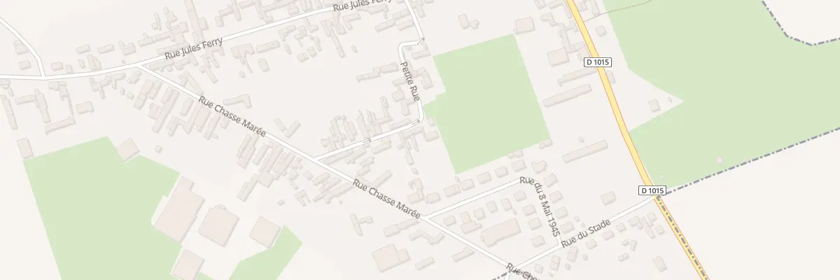 Plan du 5 Ptr La Petite Rue à Neuville-Coppegueule